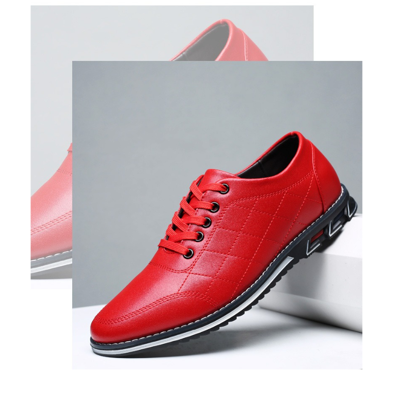 Men Shoes Red Bottom - Tamanho 38-48 vermelho negócios casuais sapatos