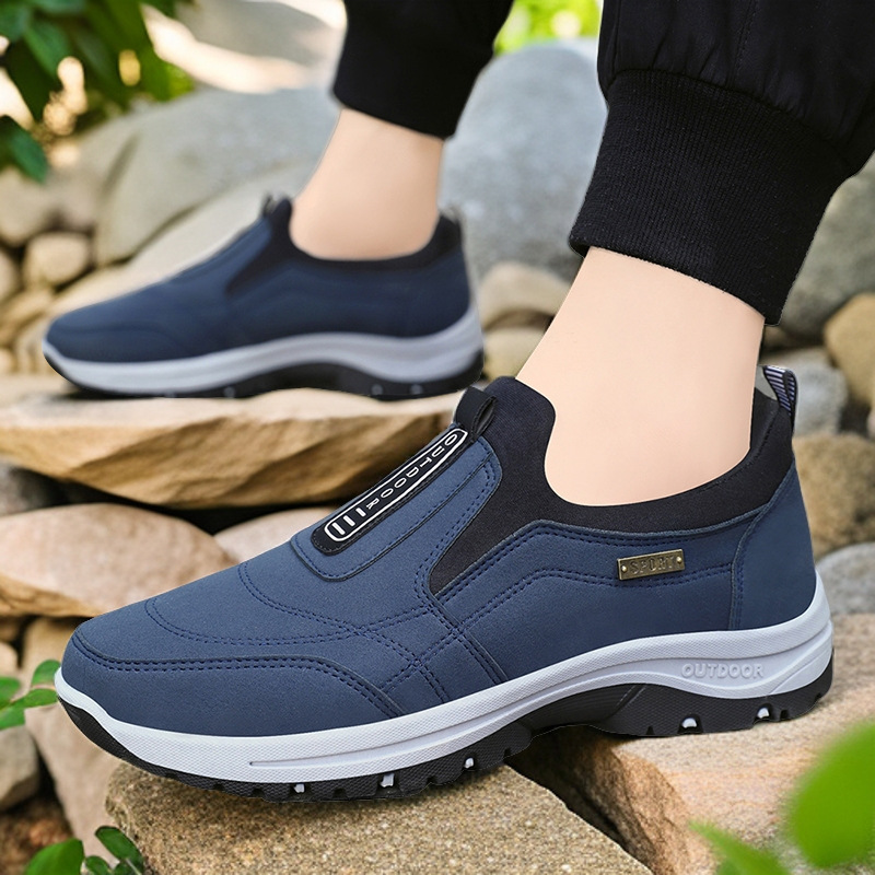 Boat Shoe Leather - Sapatos de caminhada casuais masculinos camurça