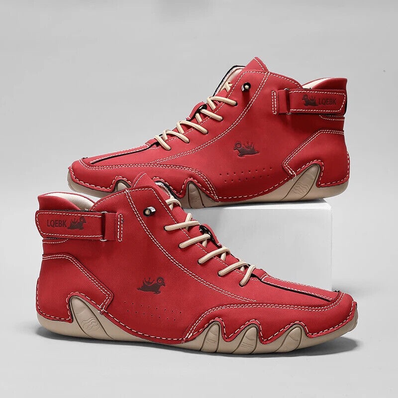 Men'S Shoes Hugo Boss - Tênis Casuais de Couro para Homens,