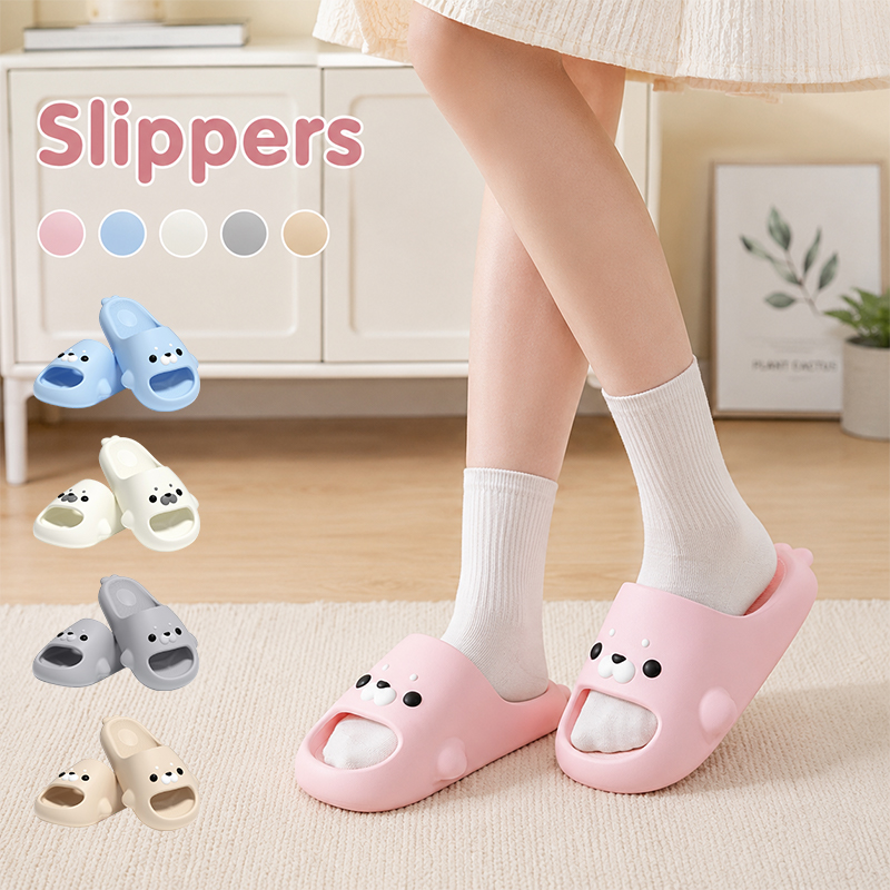 Men Shoes Size - Chinelos Seal para Mulheres, Sola Macia,