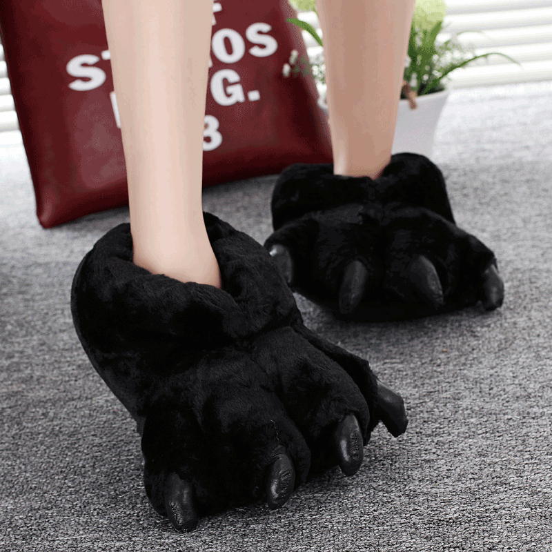 Men Shoes Size To Women - Tamanho 35-43 preto animal pata sapatos