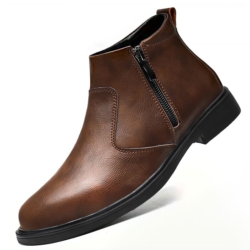 Men'S Shoes Hugo Boss - Novos Sapatos de Couro de Cano