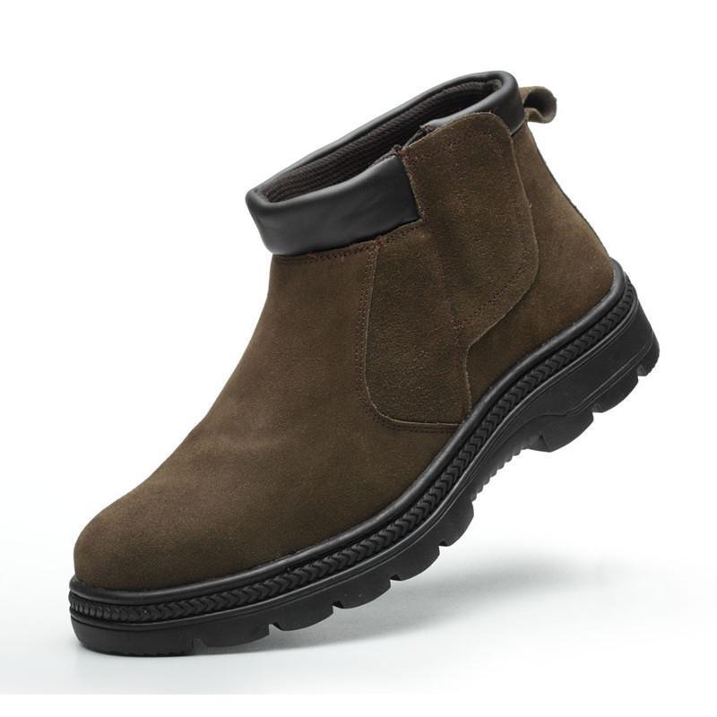 Chelsea Boots Suede - Botas de segurança casuais masculinas em