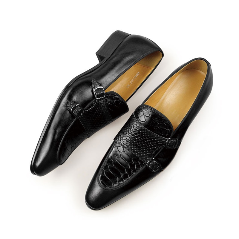 Men Shoes Red Bottom - Sapatos masculinos confortáveis de couro, cor