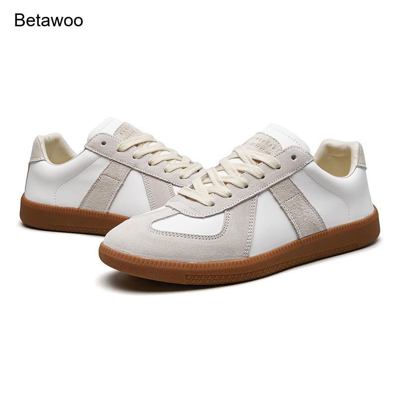 Men'S Shoes Hugo Boss - Tênis Casuais Masculinos Retrô de Couro