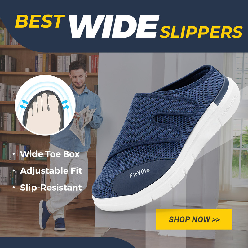 Men'S Shoes Plantar Fasciitis - Sapatilhas masculinas FitVille, modelo de meia-sola,