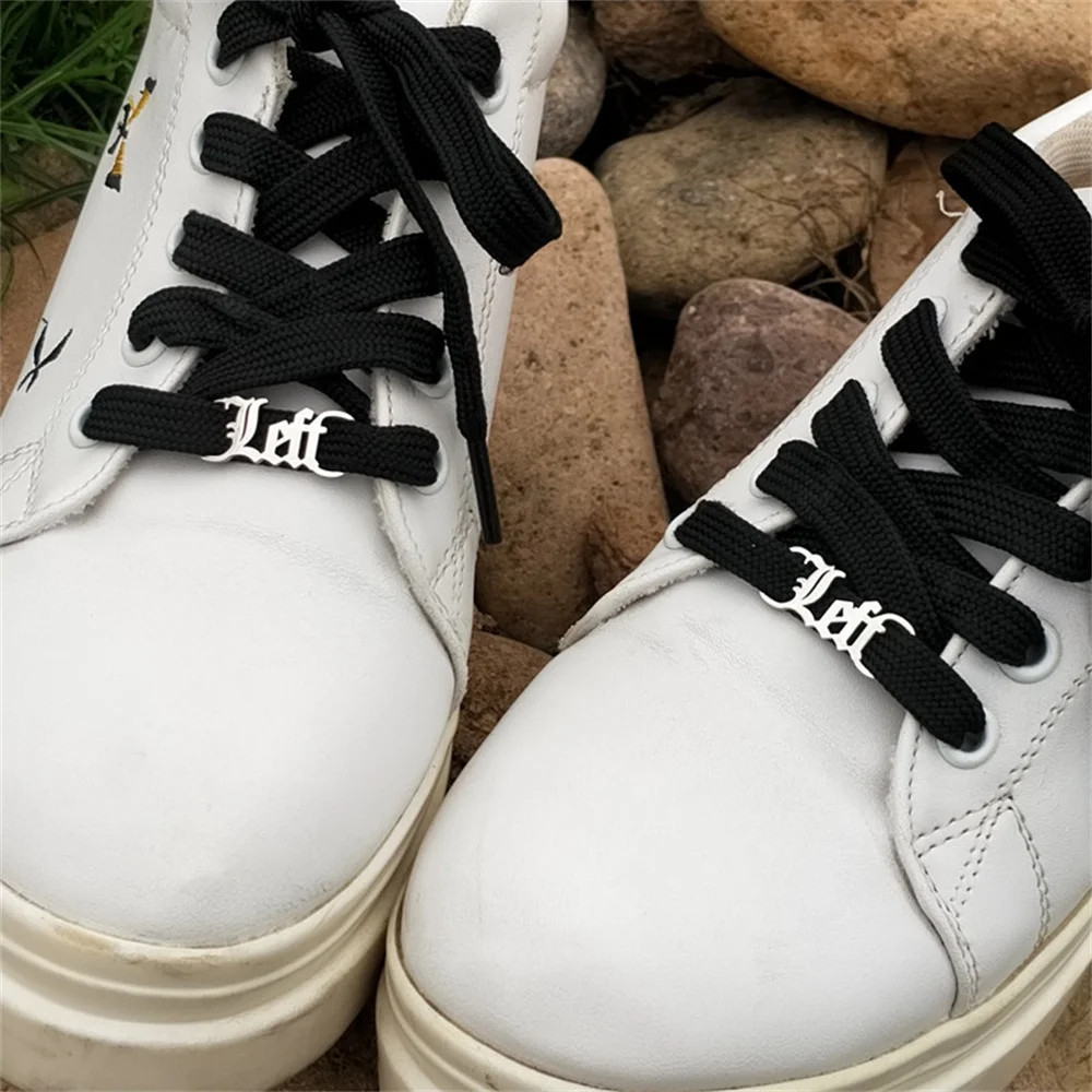 2 pçs nome personalizado sapat - Men Shoes Name avaliação e preço