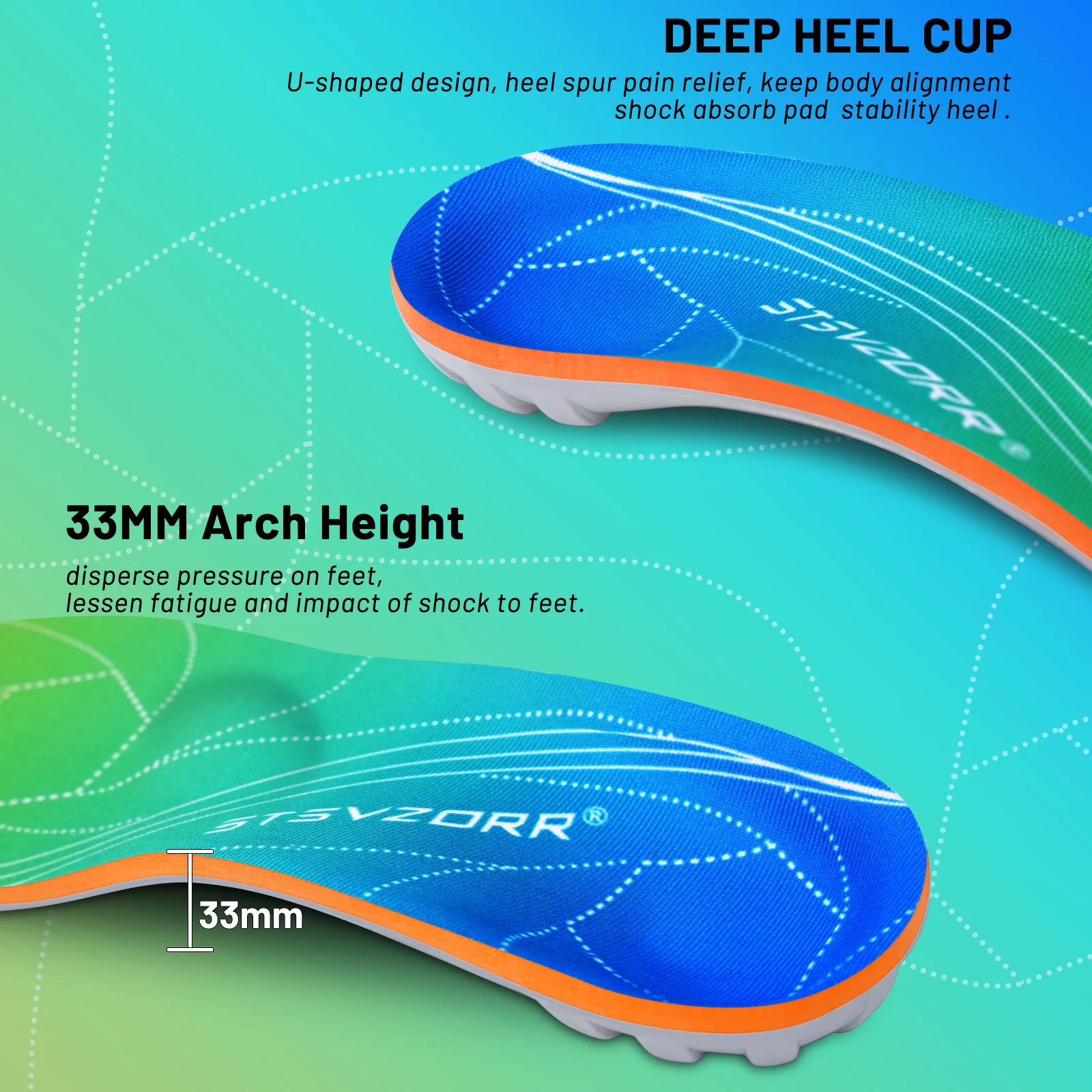 Palmilha Ortopédica IFitna par - Men'S Shoes Plantar Fasciitis avaliação e preço