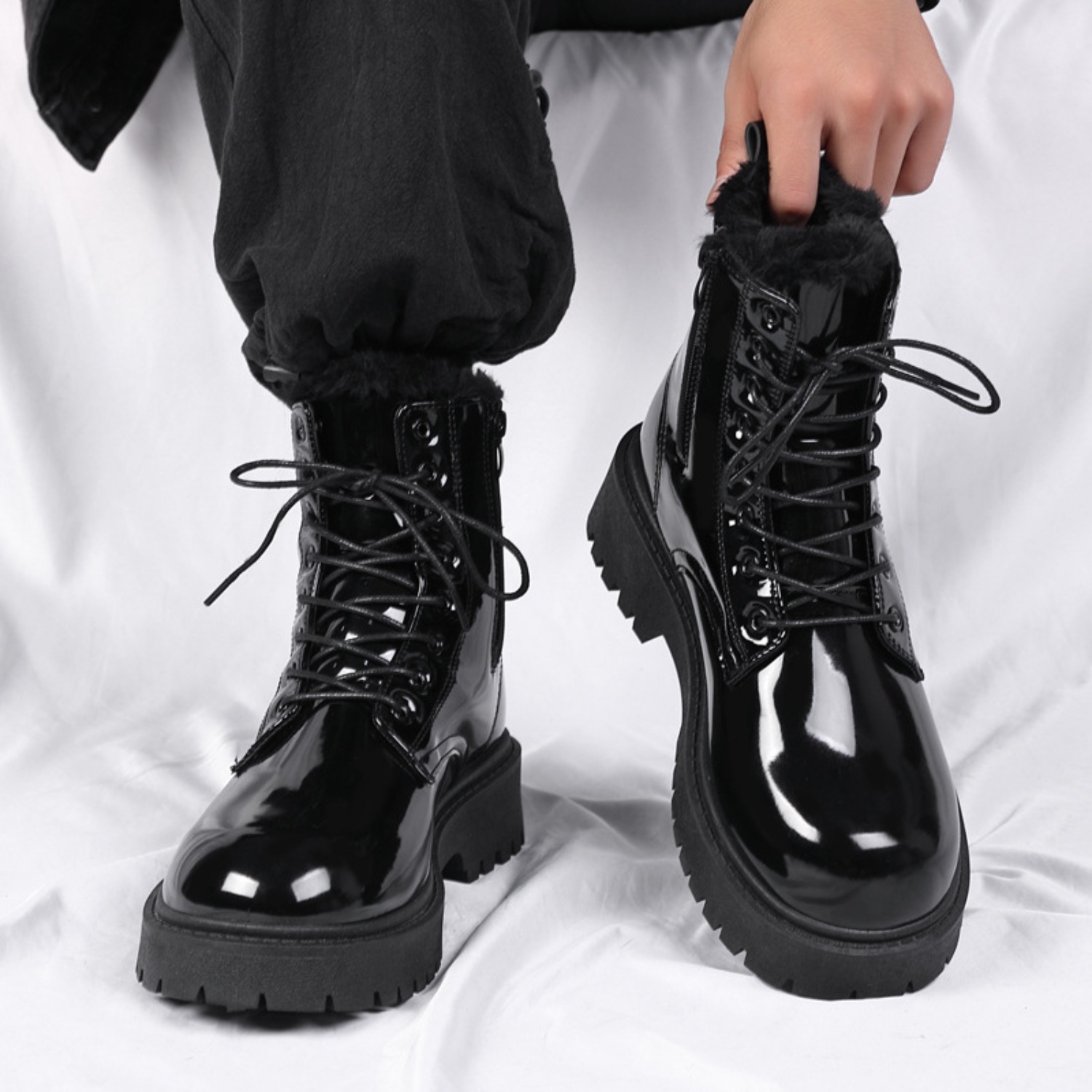 Botas masculinas de cano alto, - Men Shoes Everyday avaliação e preço