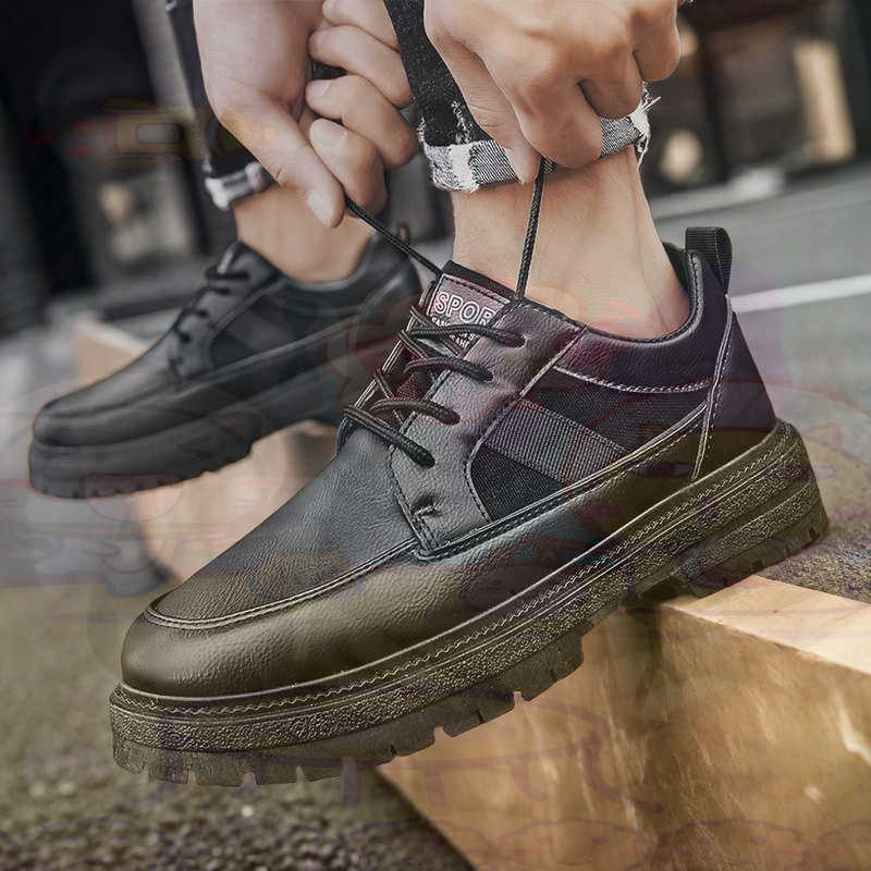 Escuro natural couro moda form - Men Shoes Name avaliação e preço