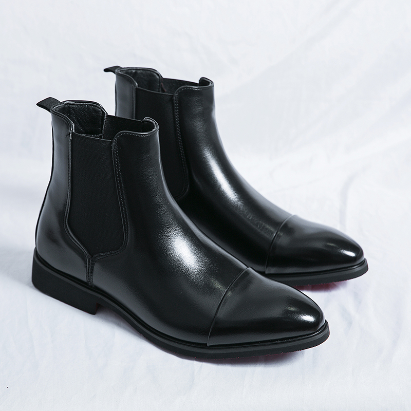 Chelsea botas para homens sola - Men Shoes Red Bottom avaliação e preço
