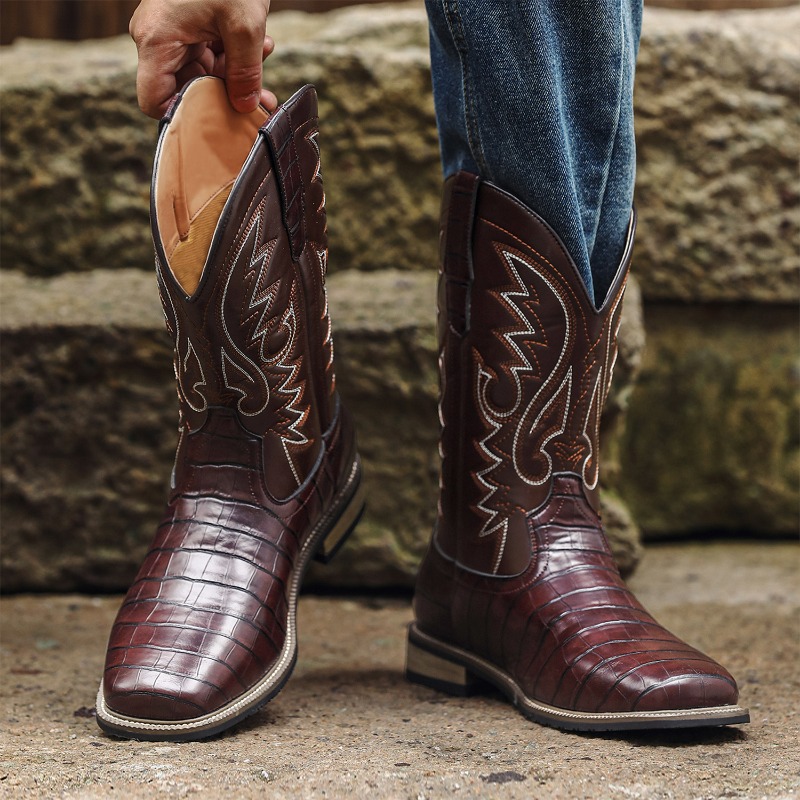Botas Masculinas com Padrão de - Men'S Shoes With Wide Toe Box avaliação e preço