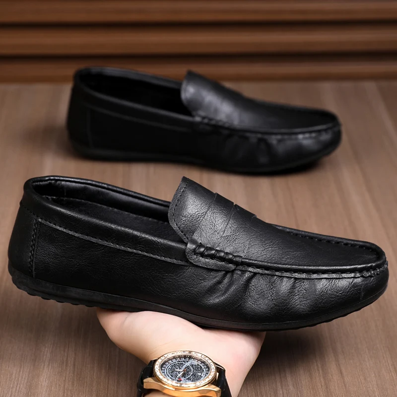 Sapatos Masculinos Casuais de  - Boat Shoe Leather avaliação e preço
