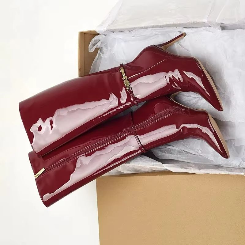 Botas Femininas de Cano Alto c - Boat Shoe Leather avaliação e preço