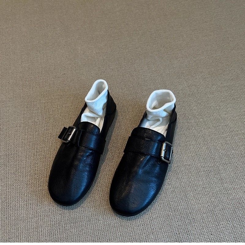 Sapatos femininos apartamentos - Boat Shoe Leather avaliação e preço