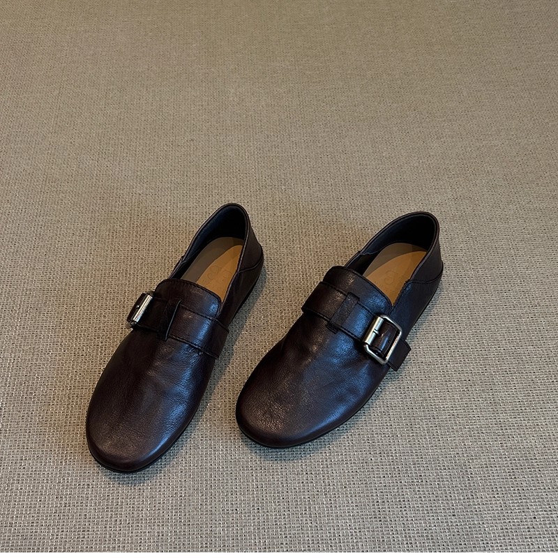 Sapatos femininos apartamentos - Boat Shoe Leather avaliação e preço