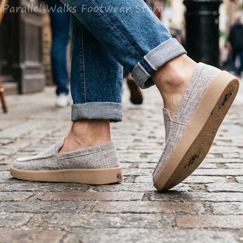 Mocassins Masculinos de Lona S - Boat Shoe Leather avaliação e preço