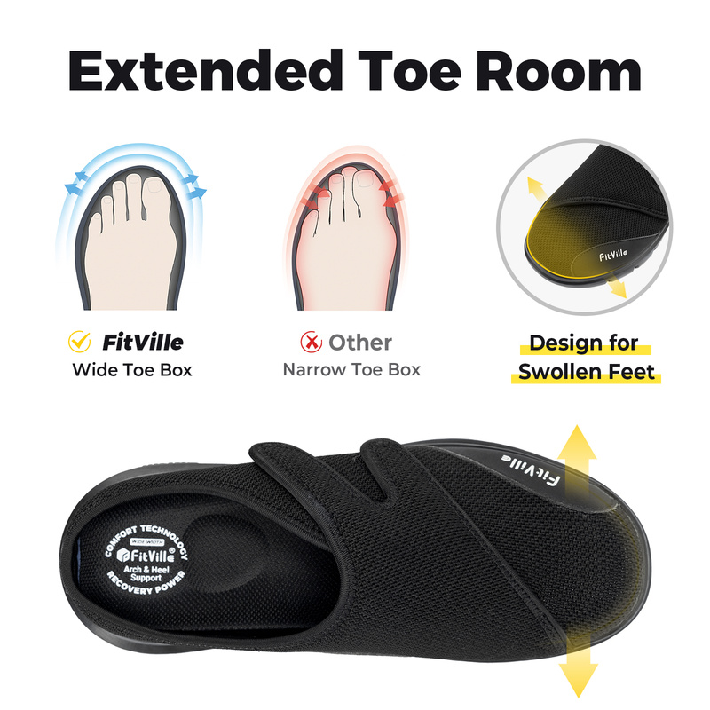 Sapatilhas masculinas FitVille - Men'S Shoes Plantar Fasciitis avaliação e preço